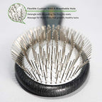 Buy now BESTOOL Hair Brush, Paddle Detangler Brush with Metal Bristles for Women/Men/Kids Detangling & Massaging, Anti Static, Best for All Hair Types Wet & Dry DailyUse at indiglob india