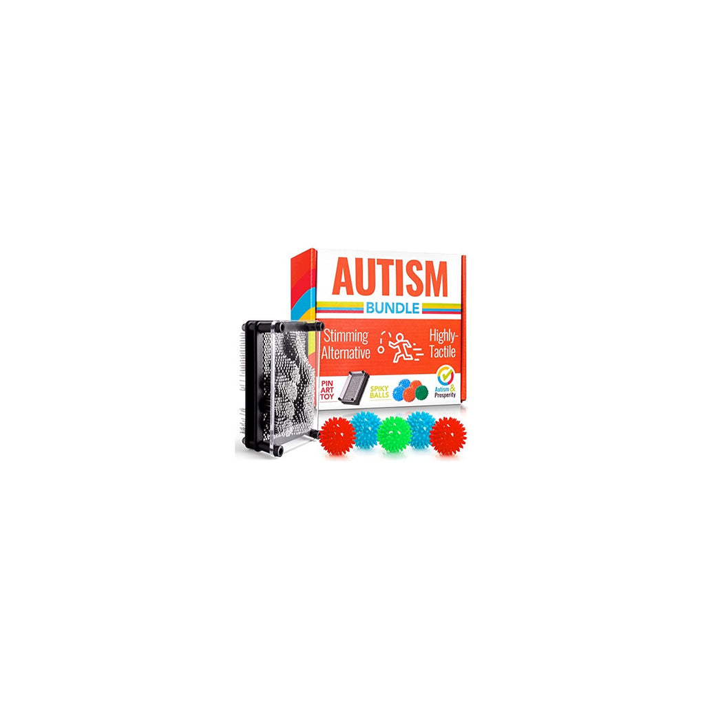 Buy now Autism & Prosperity Kids Highly-Tactile Stimming Alternative Bundle for Autistic Children â€“ ASD Child Boys Girls Teens - Calming Pin Art & Spiky Balls - Sensory Stimulation Toys Product Tool Item at indiglob india