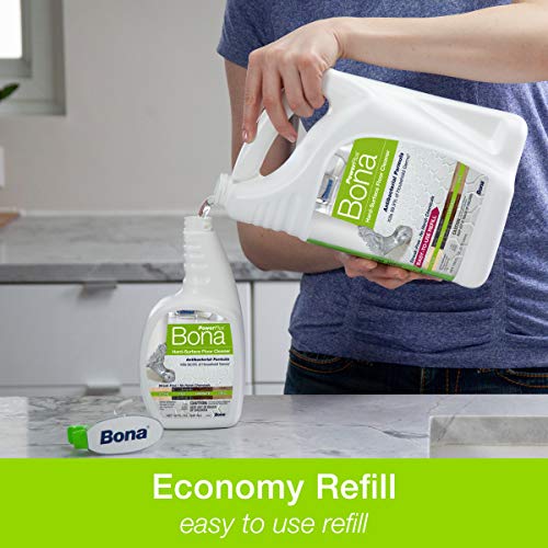 Buy now Bona PowerPlus Multi-Surface Floor Deep Cleaner Spray - 32 fl oz - Refillable - Antibacterial Floor Cleaning Solution for Stone, Tile, Laminate, and Vinyl Floors at indiglob india