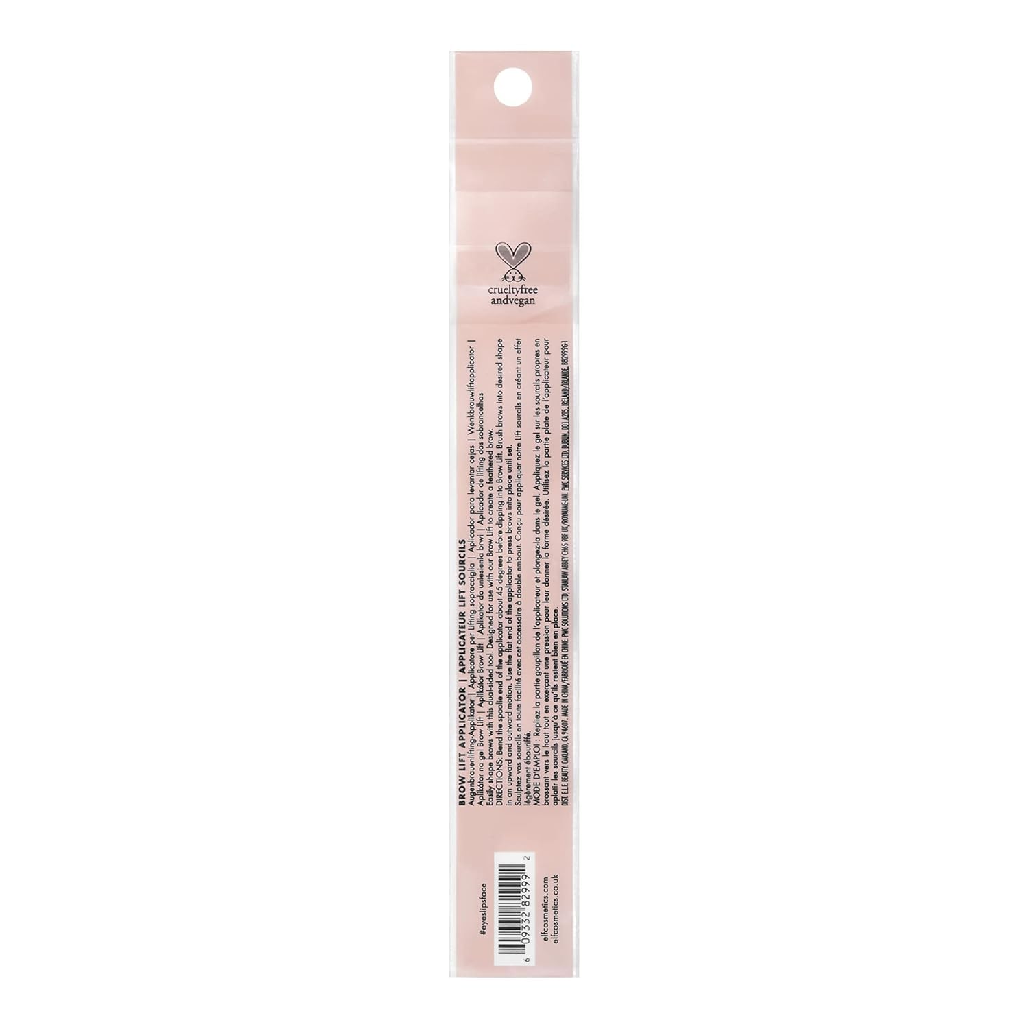 Buy now e.l.f. Brow Lift Applicator, Dual-Ended Eyebrow Brush For Grooming & Lifting Brows & Applying Brow Wax, Creates A Fluffy Feathered Look at indiglob india