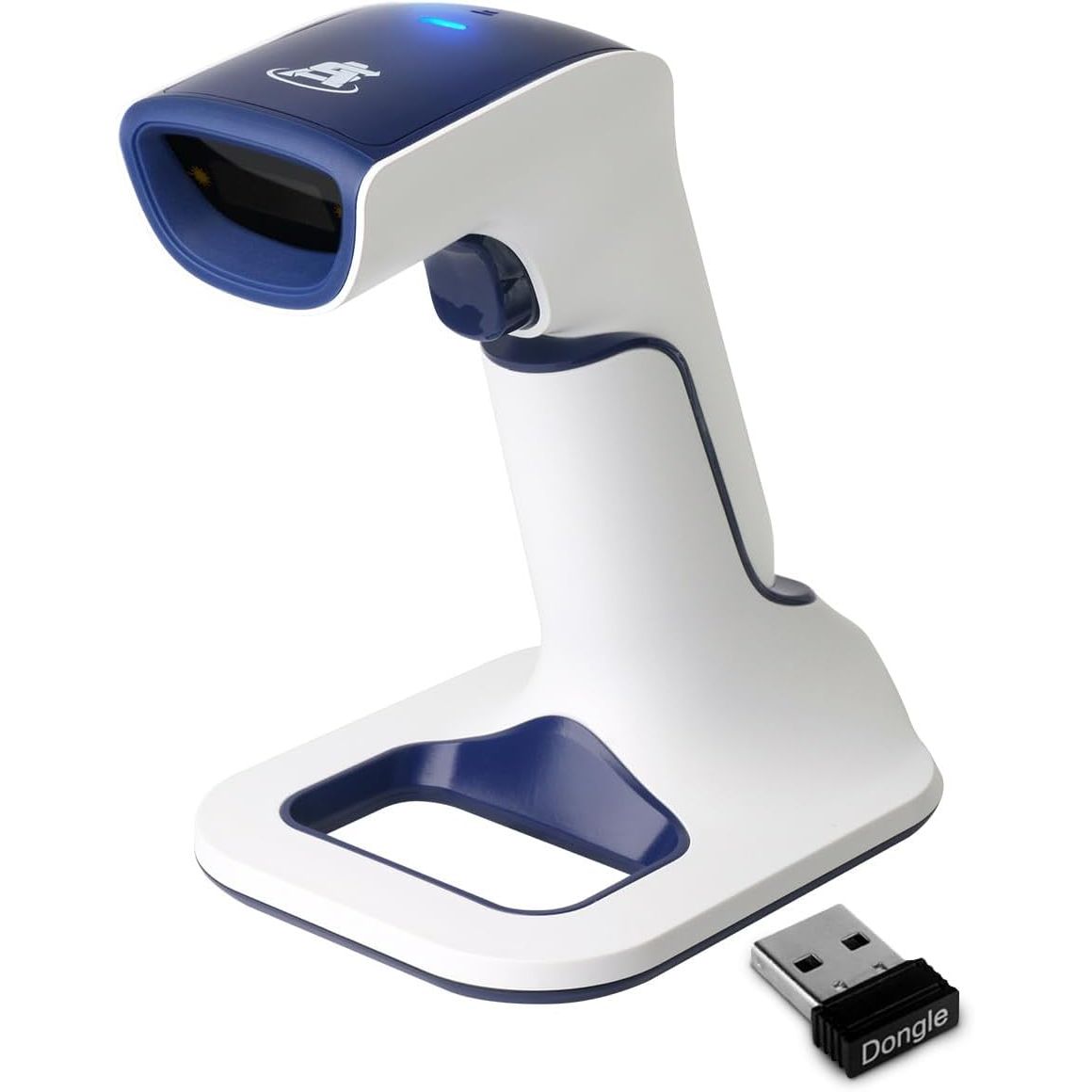 Buy now ScanAvenger Wireless Portable 1D&2D with Stand Bluetooth Barcode Scanner: 3-in-1 Handheld Scanner, Rechargeable Battery for Inventory - USB Bar Code/QR Reader (1D&2D with Next Gen Stand) 1D Only With Next Gen Stand at indiglob india