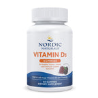 Nordic Naturals Vitamin D3 Gummies,1000 IU D3 + Iron, Wild Berry - 120 Count