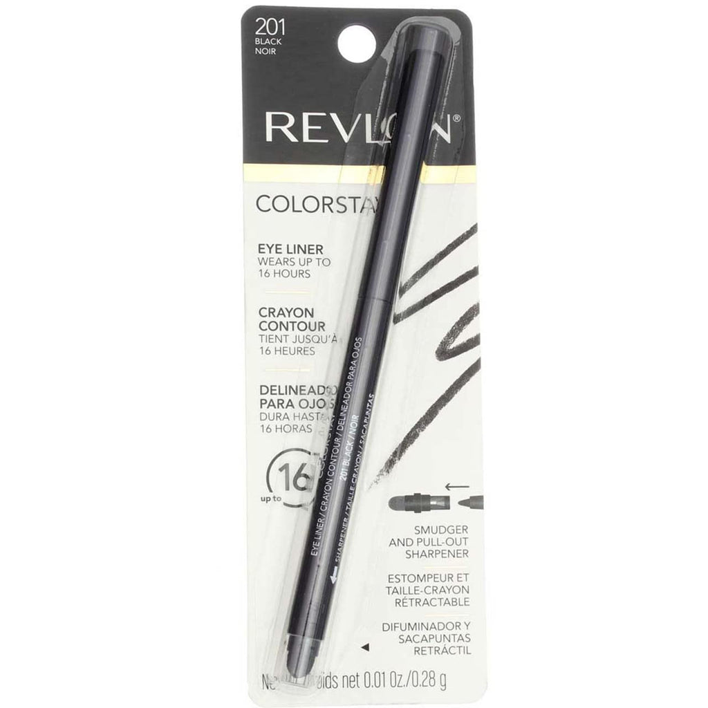 Buy now Revlon ColorStay Eyeliner Pencil, Black [201], 0.01 oz (Pack of 12) at indiglob india