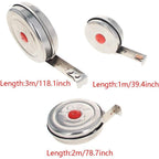 Buy now Utoolmart Tape Measure Set 1M 2M 3M (3.3ft, 6.6ft, 9.8ft), Steel Retractable Professional Tape, Metric Scale, Steel Case Measuring Tape 1 Set at indiglob india