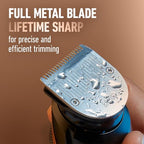 Buy now King C. Gillette Beard Trimmer PRO with 40 beard length settings in precise 0.5mm steps, cordless design & 1 trimmer, 1 brush, 2 combs, 1 charger and 1 T-blade at indiglob india