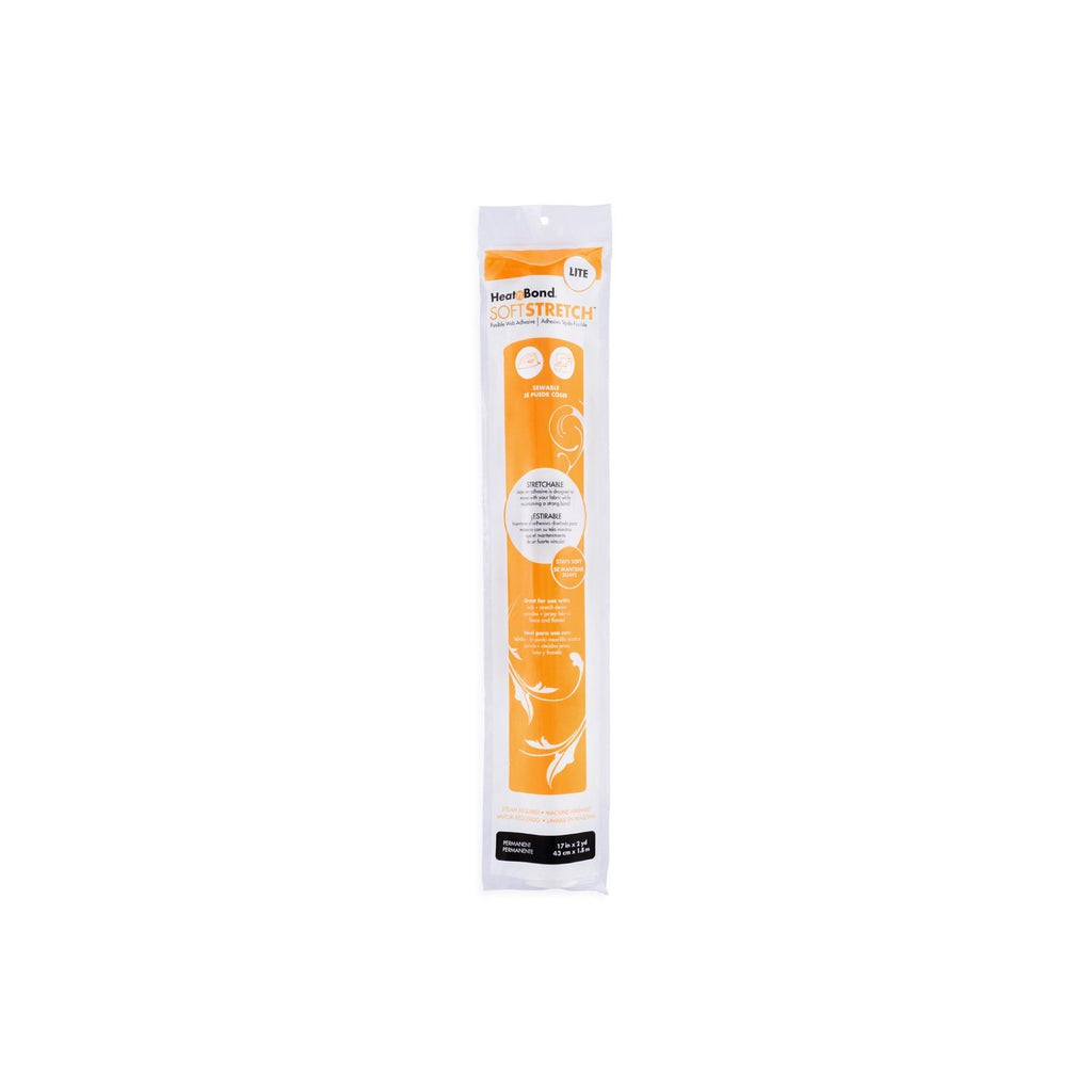 HeatnBond SoftStretch Lite Iron-On Adhesive Adhesive, 17 Inches x 2 Yards