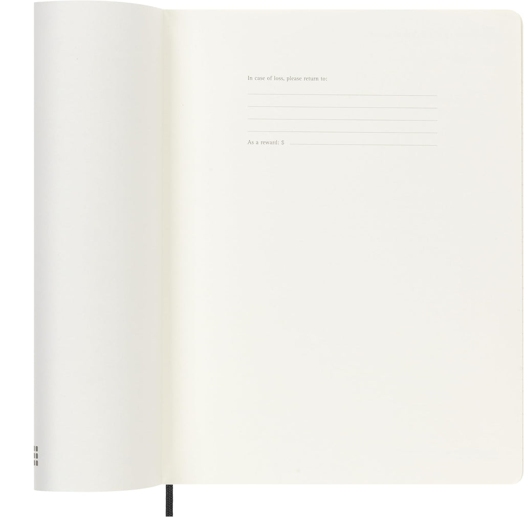 Moleskine 2026-27 18-Month Weekly Planner, XL, Black, Softcover