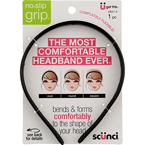 Buy now Scunci No Slip Grip Bendable Headband - 3 per case. at indiglob india
