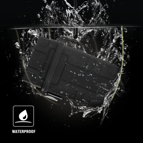 Buy now SOMGEM Cigarette Case with USB Rechargeable Electric Lighter for Whole Package Cigarettes 20pcs, Waterproof Cigarette Holder for Outdoor Camping Hiking at indiglob india