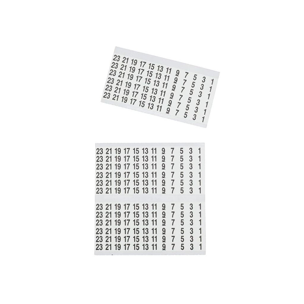 Buy now Klein Tools 56250 Wire Marker Book for Cable Management, Electric Panel Organization Wire Label Stickers, Numbered 1-48 at indiglob india