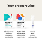 Buy now Mighty Patch™ Variety Pack from Hero Cosmetics - Hydrocolloid Acne Pimple Patches for Covering Zits and Blemishes, Spot Stickers for Face and Skin, Korean Skin Care, 26 ct at indiglob india
