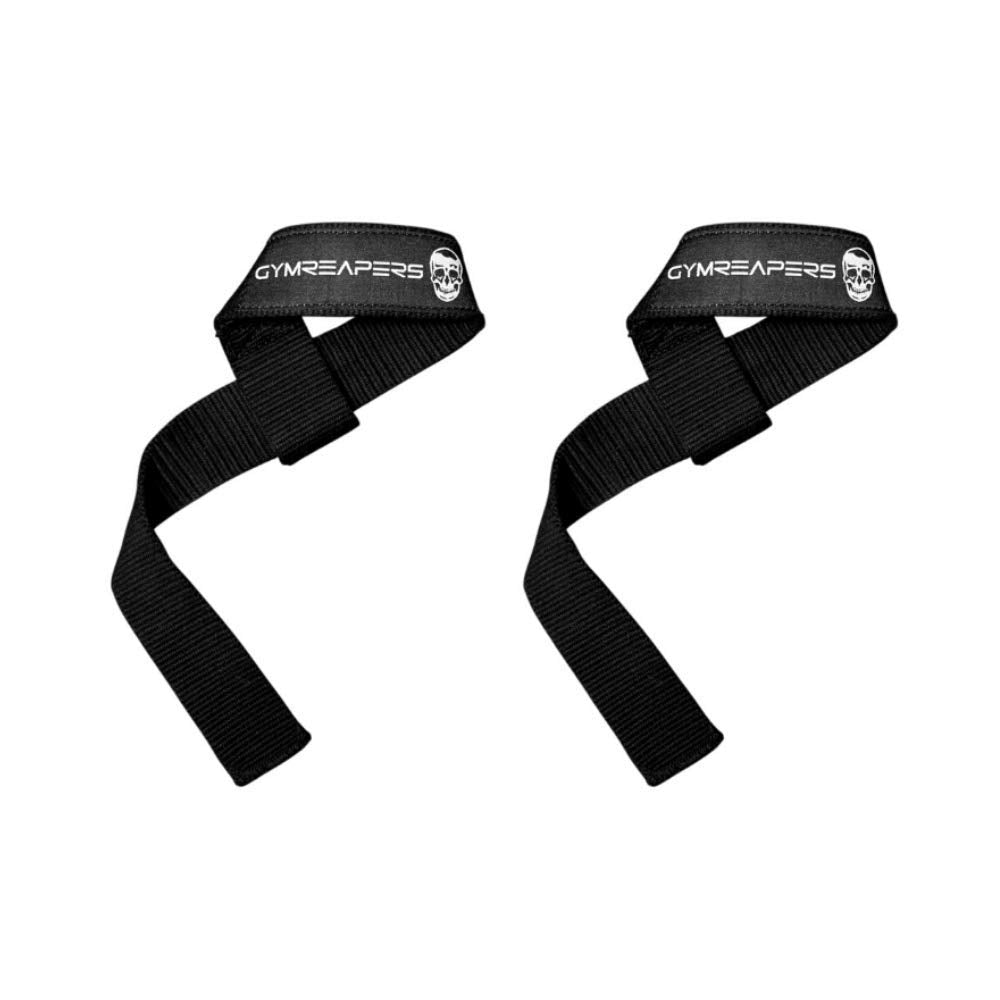 Buy now Gymreapers Lifting Wrist Straps for Weightlifting, Bodybuilding, Powerlifting, Strength Training, & Deadlifts - Padded Neoprene with 18 inch Cotton at indiglob india