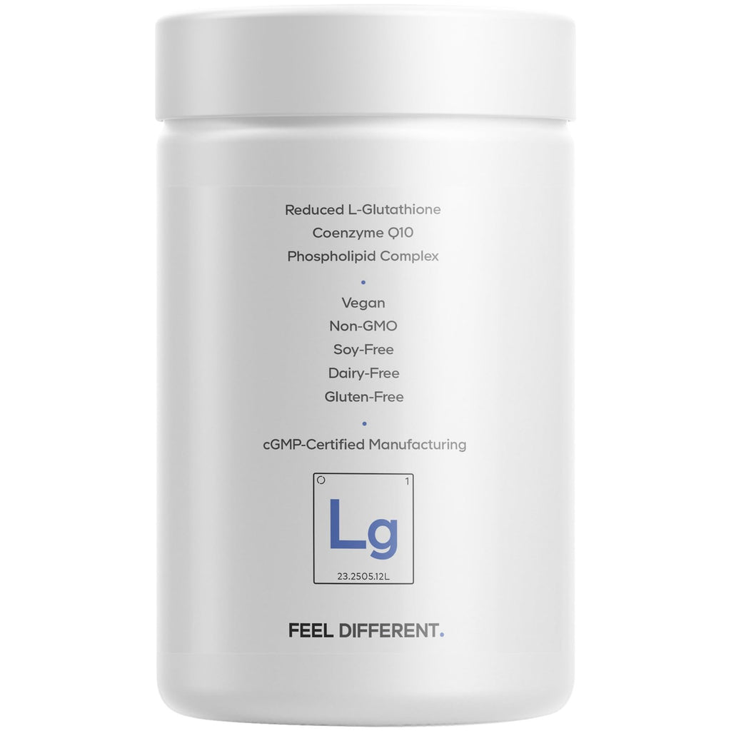 Codeage Liposomal Glutathione+, 1000mg, Vitamin C, CoQ10, 120 Capsules