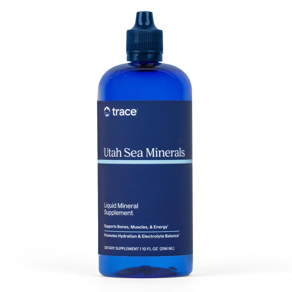 Trace Minerals Utah Sea Mineral Drops, Liquid Ionic Trace Minerals, 10fl oz