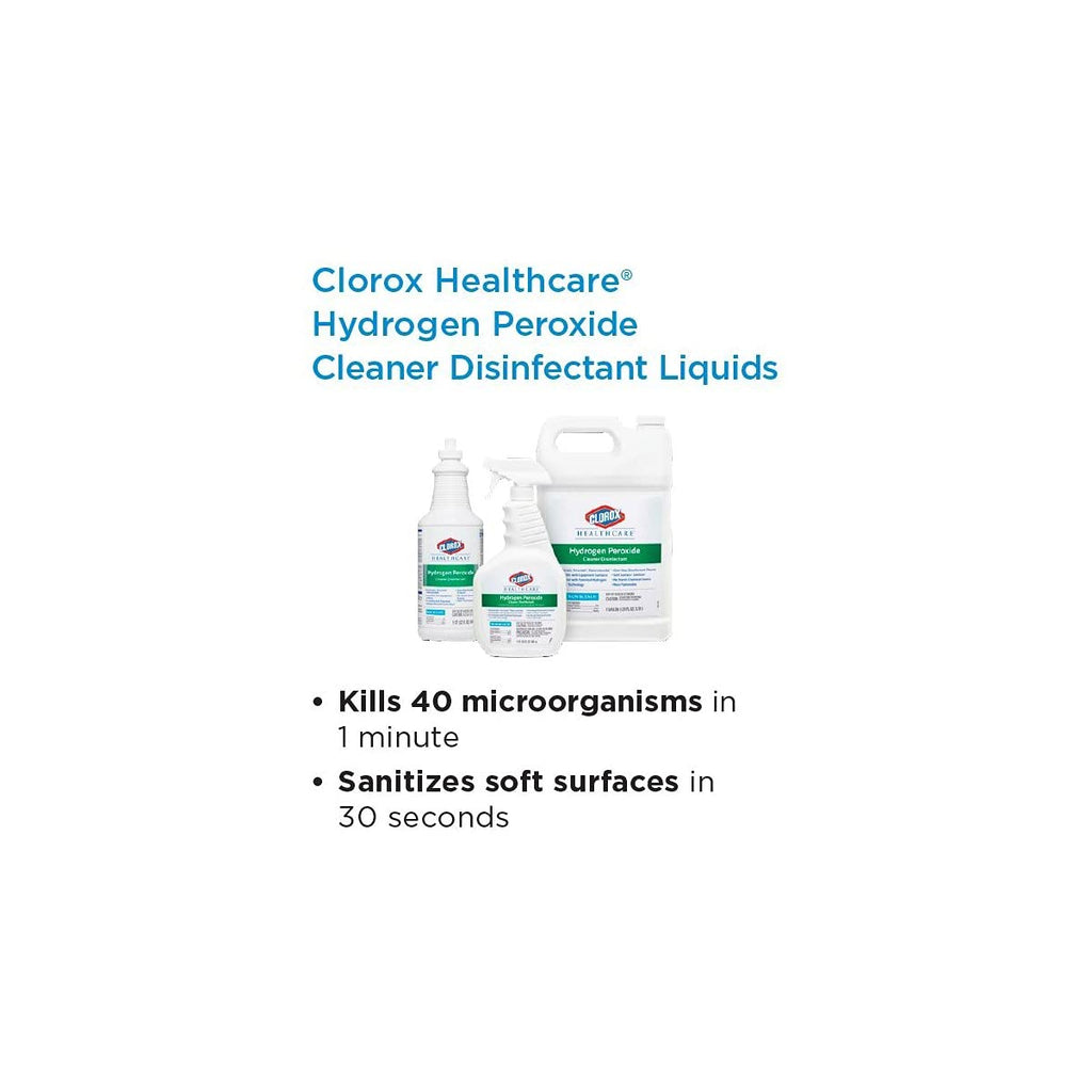 Buy now Clorox Healthcare Hydrogen Peroxide Cleaner Disinfectant, Bleach Free, 32 Fluid Ounces (Package May Vary) at indiglob india