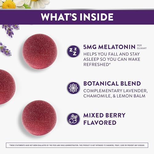 Buy now ZzzQuil Pure Zzzs Melatonin Gummies, Melatonin 5mg, Sleep Aid, with Chamomile & Lavender, Melatonin Sleep Gummies, Sleep Aids for Adults, Berry Flavored, 60 Sleep Gummies at indiglob india
