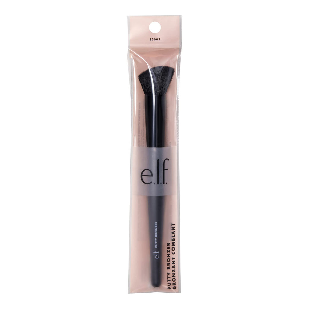 Buy now e.l.f. Putty Bronzer Brush, Angled Makeup Brush For Contour & Highlight, Made For The e.l.f. Putty Bronzer, Flawless Sanitary Application at indiglob india