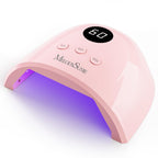 MelodySusie UV Nail Lamp P-Plus30F for Fast Curing Gel Nail Polish | 36W,3 Timer Settings,Smart Sensor,LCD Display,99s Low-Heat Mode,30 UV/LED Beads,Jelly Gel,Base Top Coat,for Beginners at Home