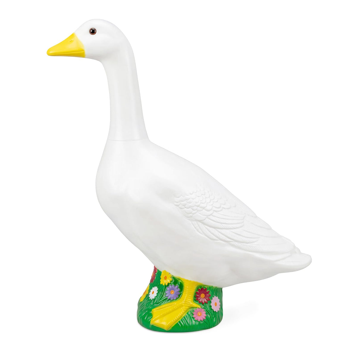 23 Inch Large Porch Goose Statue - PE Plastic Outdoor Goose Decor for Lawn, Yard, & Garden Decoration, Unique Housewarming Birthday Graduation Gifts for Women Mom Grandma