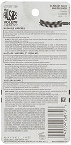 Buy now Maybelline New York Makeup Volum' Express The Falsies Flared Washable Mascara, Blackest Black, 0.31 Fl Oz (Pack of 1) at indiglob india