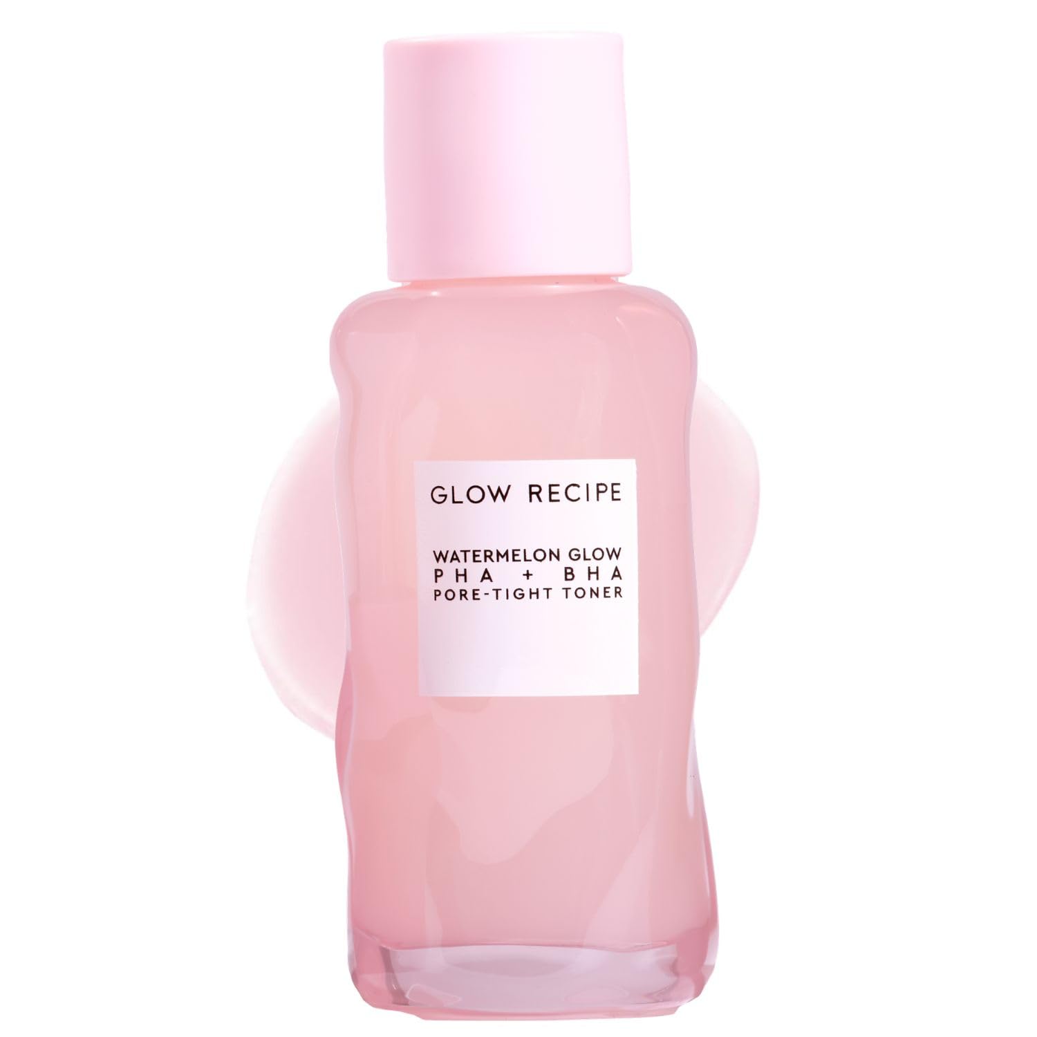 Glow Recipe PHA + BHA Face Toner, Korean Exfoliating Toner for Pores, Gentle Chemical Exfoliant + Hydrating Toner, Watermelon, Cactus Water + Glycerin (150ml)