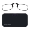 Buy now ThinOptics unisex-adult Reading Glasses + Black Universal Pod Case | Black Frames, 2.00 Strength Readers Black Frames / Black Case, 44 mm at indiglob india