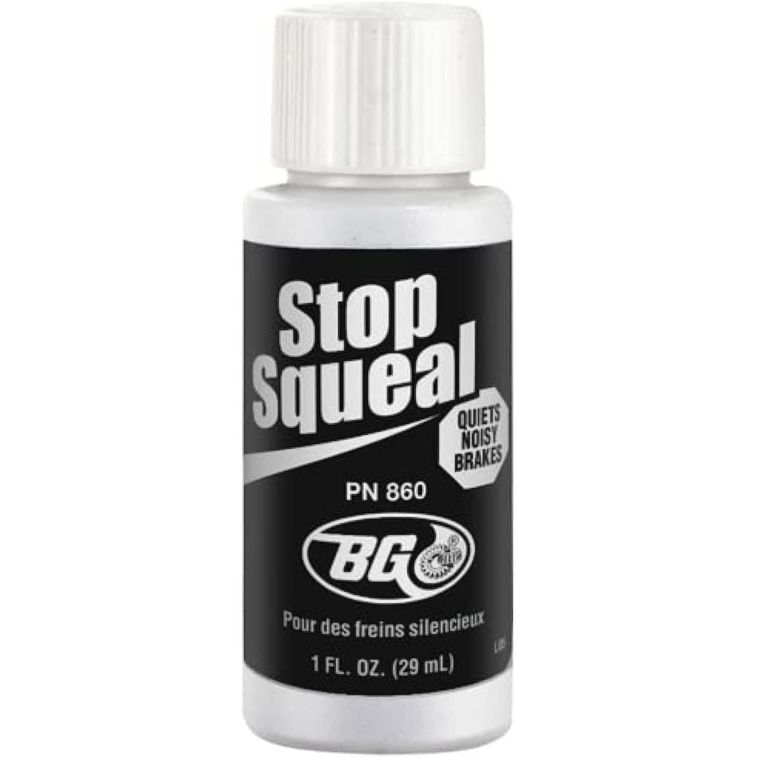 Buy now BG(0002698761) BG Stop Squeal 1fl oz - Disc Brake Quiet - Pad Anti-Squeal - Reduces Brake Noise and Grinding - Quiets Noisy Brakes, PN 860, 1 Ounces Default at indiglob india