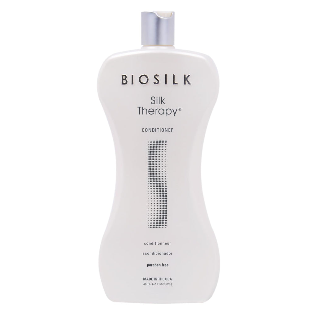 BioSilk Silk Therapy Duo Set, Shampoo & Conditioner for Gentle Cleansing, Moisturizing & Shiny Hair, Smooth, Replenished Hair, Sulfate-Free, Paraben-Free, Cruelty-Free, 12 Oz Each (Pack of 2)