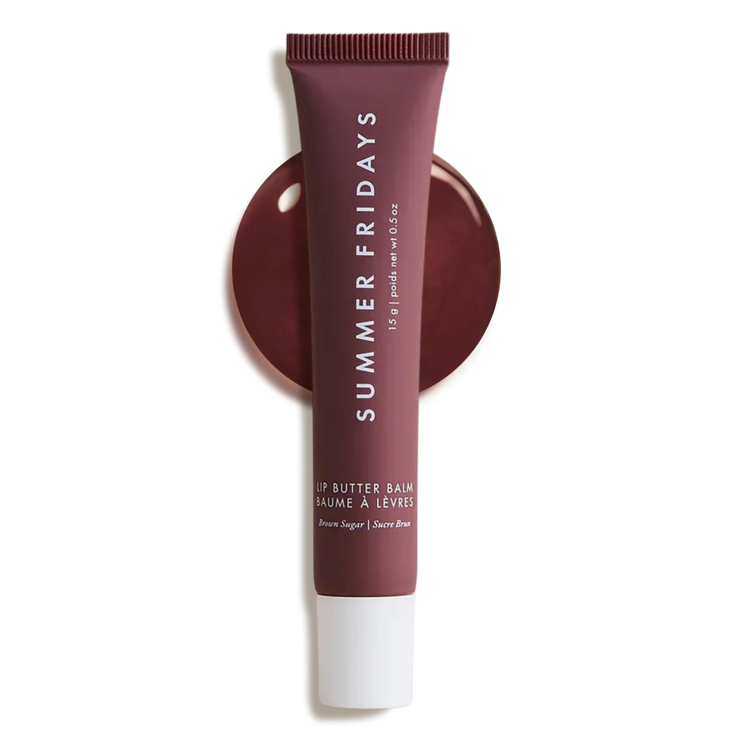 Buy now Summer Fridays Lip Butter Balm - Conditioning Lip Mask and Lip Balm for Instant Moisture, Shine and Hydration - Sheer-Tinted, Soothing Lip Care - Vanilla (.5 Oz) Brown Sugar at indiglob india