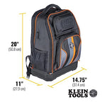 Buy now Klein Tools 62805BPTECH 28-Pocket Laptop Backpack Tool Bag, Tradesman Pro Extra-Large Tech Tool Backpack with Molded Bottom, Charging Port at indiglob india
