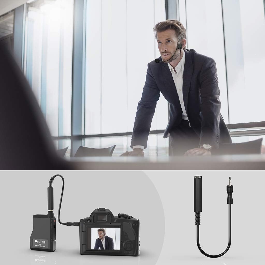 Buy now FIFINE Wireless Microphone System, Wireless Microphone set with Headset and Lavalier Lapel Mics, Beltpack Transmitter and Receiver,Ideal for Teaching, Preaching and Public Speaking Applications-K037B at indiglob india