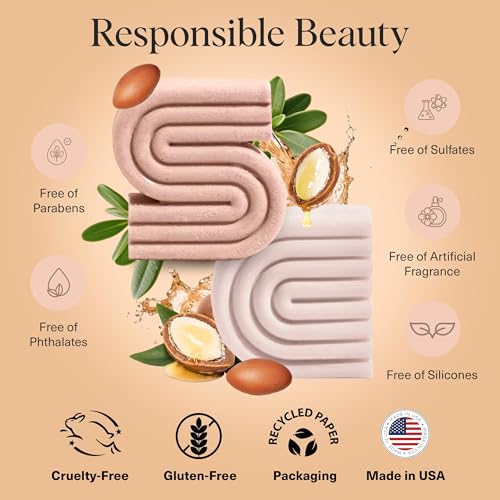 Buy now Kitsch Argan Oil Conditioner Bar â€“ Repairing Hair Conditioner for Damaged Hair, Anti-Frizz â€“ Strengthening, Moisturizing Hair Care â€“ Paraben, Silicone & Sulfate-Free â€“ Made in USA - 2.7 oz | Repairing, for Women and Men, Made in USA at indiglob india