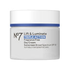 No7 Lift & Luminate Triple Action Face Cream with SPF 30, 1.69 oz | Fragrance Free Moisturizer, Anti Aging Collagen Peptides, Brightening Complex, Evens Skin Tone, Wrinkles Appear Reduced