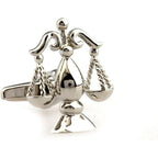 Buy now MRCUFF Lawyer Scales of Justice Attorney Law Legal Pair Cufflinks in Presentation Gift Box & Polishing Cloth Default at indiglob india