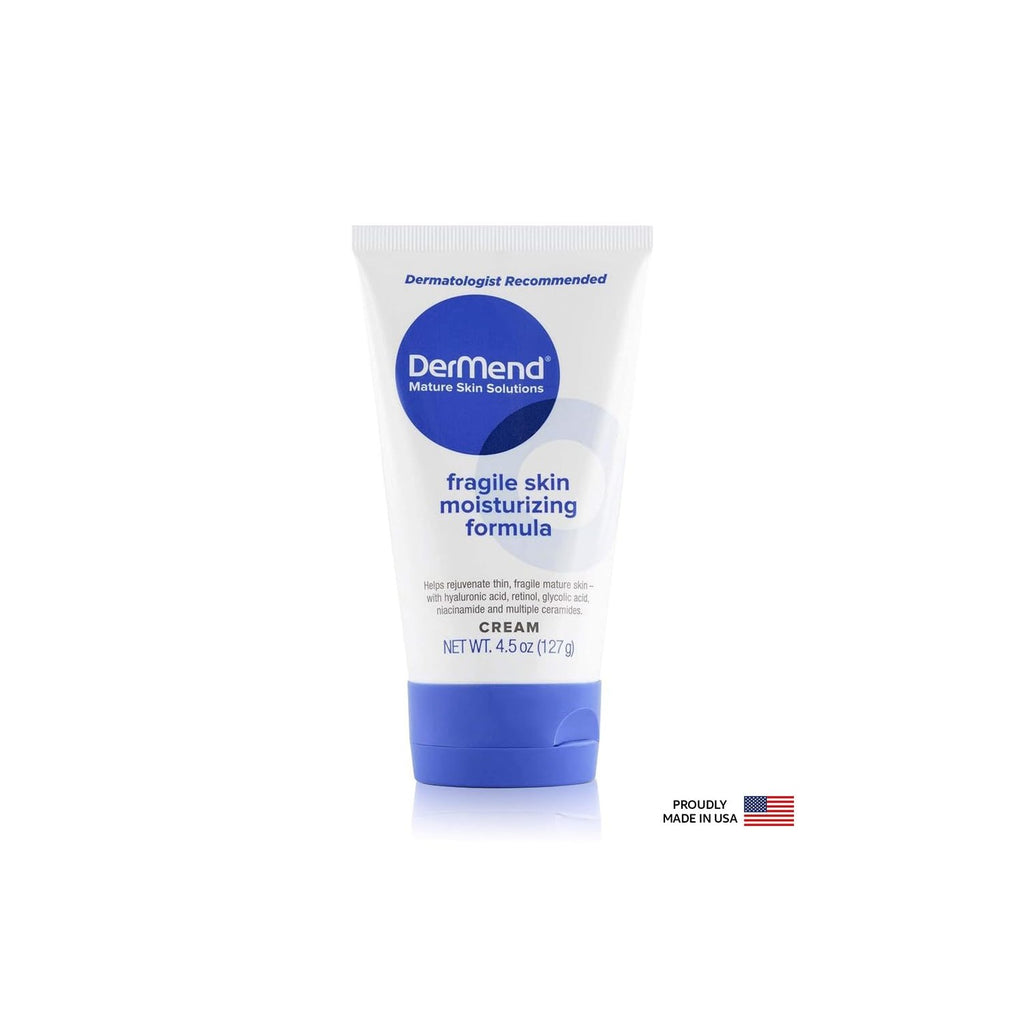 Buy now Dermend Specialized Fragile Skin Moisturizing Cream: Formula to Restore & Rejuvenate - Daily Anti Wrinkle Cream for Firming & Strengthening Thin, Aging Skin - 4.5 Oz Tube at indiglob india