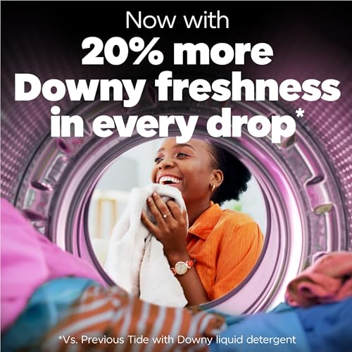 Buy now Tide Plus Boost of Ultra Downy Liquid Laundry Detergent, April Fresh Scent, 92 fl oz, 65 Loads, Laundry Detergent Liquid with Long-Lasting Freshness at indiglob india