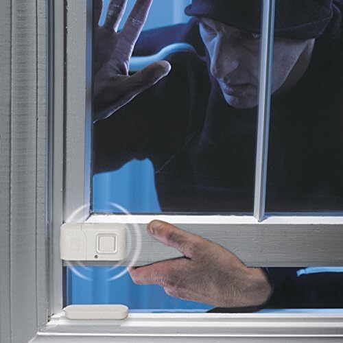 Buy now GE Personal Security Window and Door Alarm, 2 Pack, DIY Protection, Burglar Alert, Wireless Chime/Alarm, Easy Installation, Home Security, Ideal for Home, Garage, Apartment and More, White, 45115 at indiglob india
