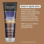 Buy now John Frieda Midnight Brunette Conditioner, Color Deepening Conditioner to Enhance and Refresh Brunette Tones, Infused with Cocoa and Primrose Oil to Nourish and Enhance Brunette Tones, 8.3 Oz at indiglob india