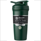 Buy now BlenderBottle Strada Shaker Cup Insulated Stainless Steel Water Bottle with Wire Whisk, 24-Ounce, Black at indiglob india