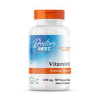 Doctor's Best Vitamin C 500mg Supplement, for Men & Women, 120 Veg Caps