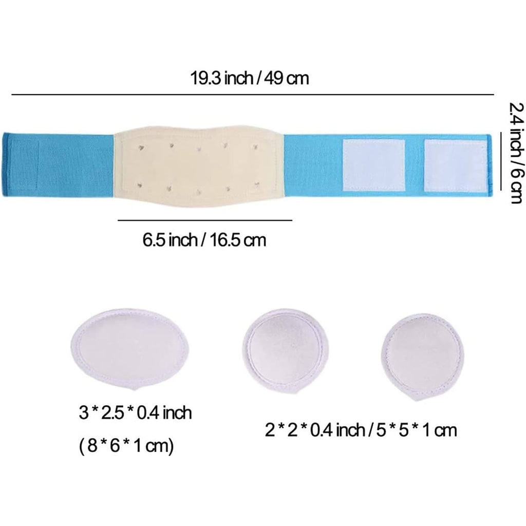 Buy now Paskyee Umbilical Hernia Belt Baby Belly Button Band Infant Belly Wrap Abdominal Binder Hernia Truss Support Adjustable Navel Belly Band Newborn Umbilical Cord Blue at indiglob india