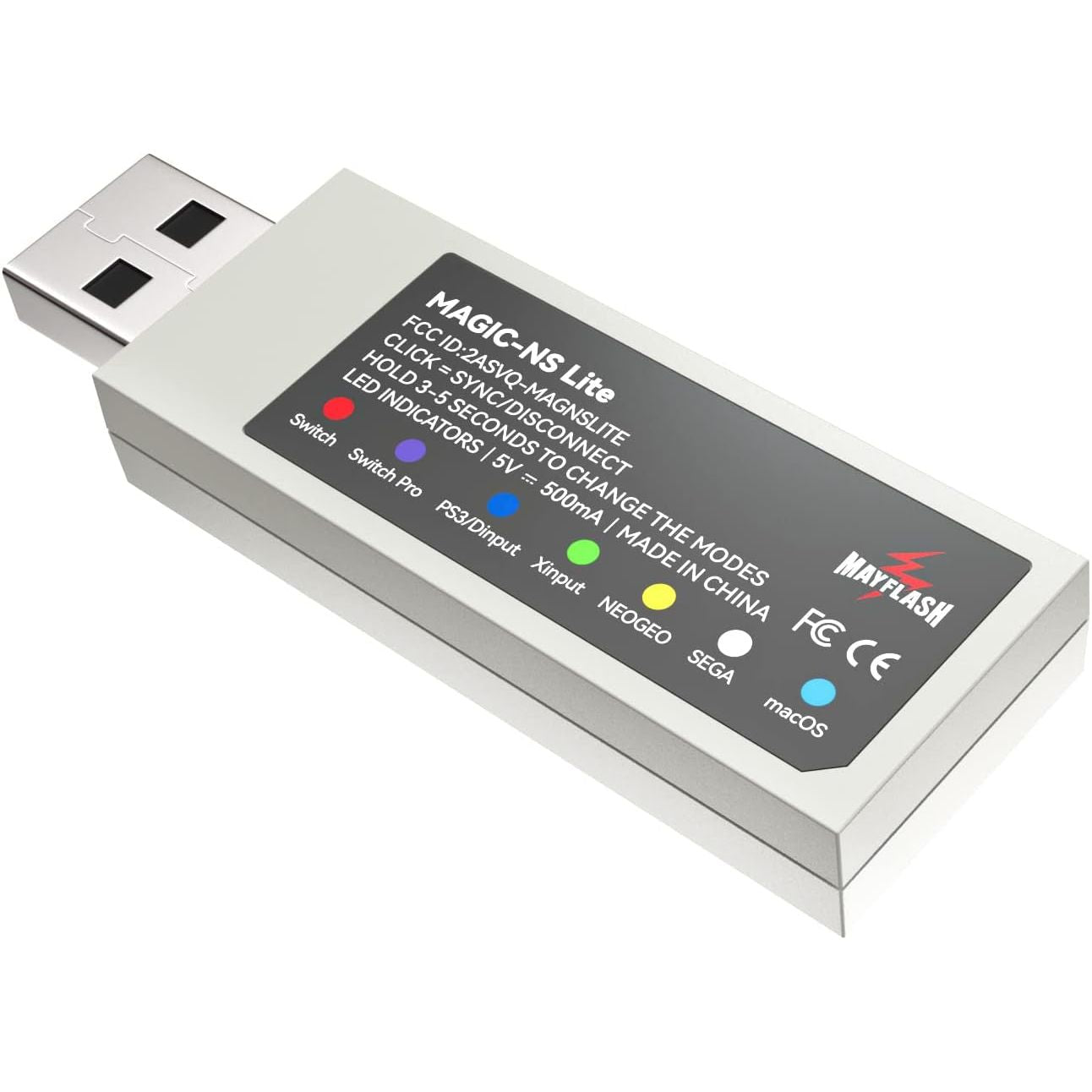 Buy now MAYFLASH Magic NS Wireless Bluetooth Controller USB Adapter for Switch/Switch 2, Steam Deck, macOS, Windows, Raspberry Pi, Compatible with Xbox Series S/X,PS5 Controller and More MAGIC NS Lite at indiglob india
