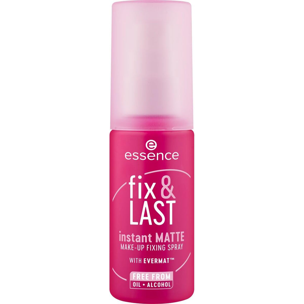 essence Fix & Last 18H Long-Lasting Makeup Fixing Spray, Waterproof | Keeps Makeup Flawless 18 Hours, Lightweight Non-Sticky Mist, Smudge Proof, Vegan & Cruelty Free, Paraben-Free, Fragrance-Free