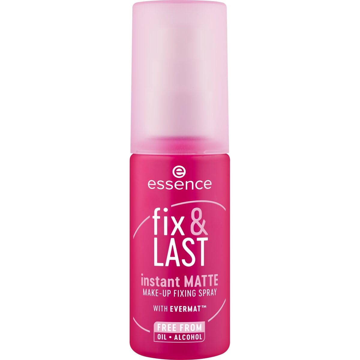 essence Fix & Last 18H Long-Lasting Makeup Fixing Spray, Waterproof | Keeps Makeup Flawless 18 Hours, Lightweight Non-Sticky Mist, Smudge Proof, Vegan & Cruelty Free, Paraben-Free, Fragrance-Free