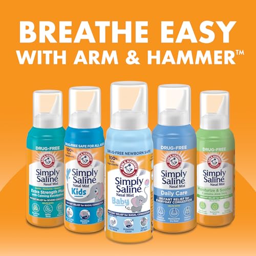 Buy now Simply Saline Extra Strength for Severe Congestion Relief Nasal Mist: 4.6oz 3-Pack at indiglob india