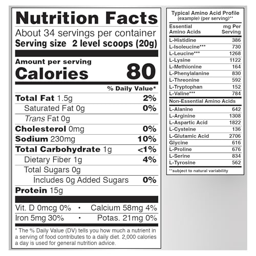 Buy now NOW Foods Sports Nutrition, Certified Organic Pea Protein 15 Grams, Unflavored Powder, 1.5-Pound at indiglob india