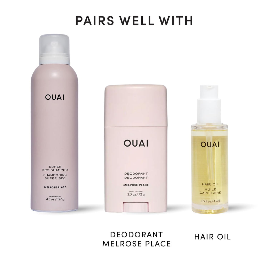 OUAI Super Dry Shampoo - Travel Size - Melrose Place (2 Oz) | Volumizing Dry Shampoo, Absorbs Oil, Dirt & Sweat, Blends Seamlessly with Zero Residue, Long-Lasting Scent
