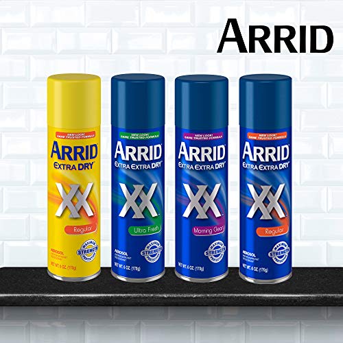 Buy now Arrid XX Extra Dry Antiperspirant Deodorant, Regular, Twin Pack (two 6oz. cans) Packaging May Vary at indiglob india