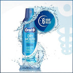 Buy now Oral-B Dry Mouth Oral Rinse Mouthwash, Moisturizing Mint, 16 Fl Oz at indiglob india