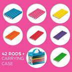 Buy now Salon Heatless Flexible Hair Rollers Curlers 42-pack 7" Soft Foam Flexi Twist Curling Rods for Short Long Hair at indiglob india